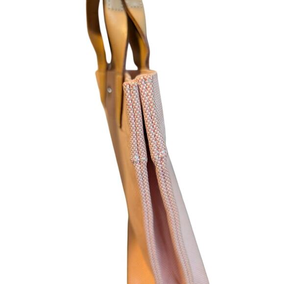 Burberry Blue Label Authentic Pink and Beige Canvas Mini Tote - Picture 5 of 13